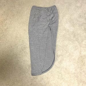 Woman’s Sanctuary black and white striped skirt